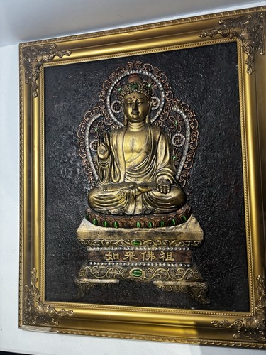Large buddha wall art relief - buddha,